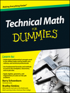 Technical Math For Dummies (eBook)